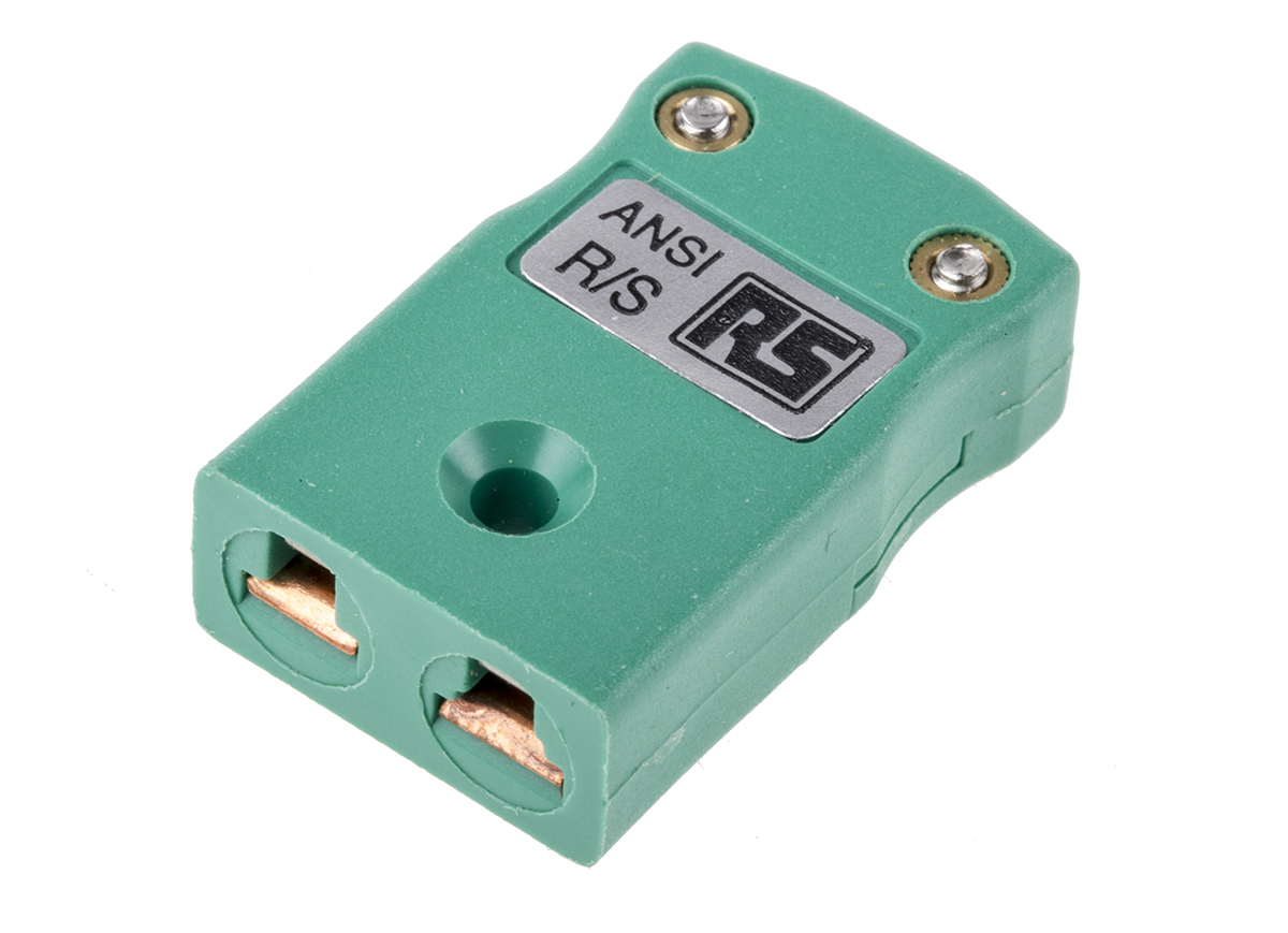 RS PRO Miniature Thermocouple Connector for Use with Type R/S Thermocouple, 4mm Probe, ANSI, RoHS Compliant Standard