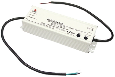 MEAN WELL LED Driver, 12V Output, 60W Output, 5A Output, Constant Voltage Dimmable