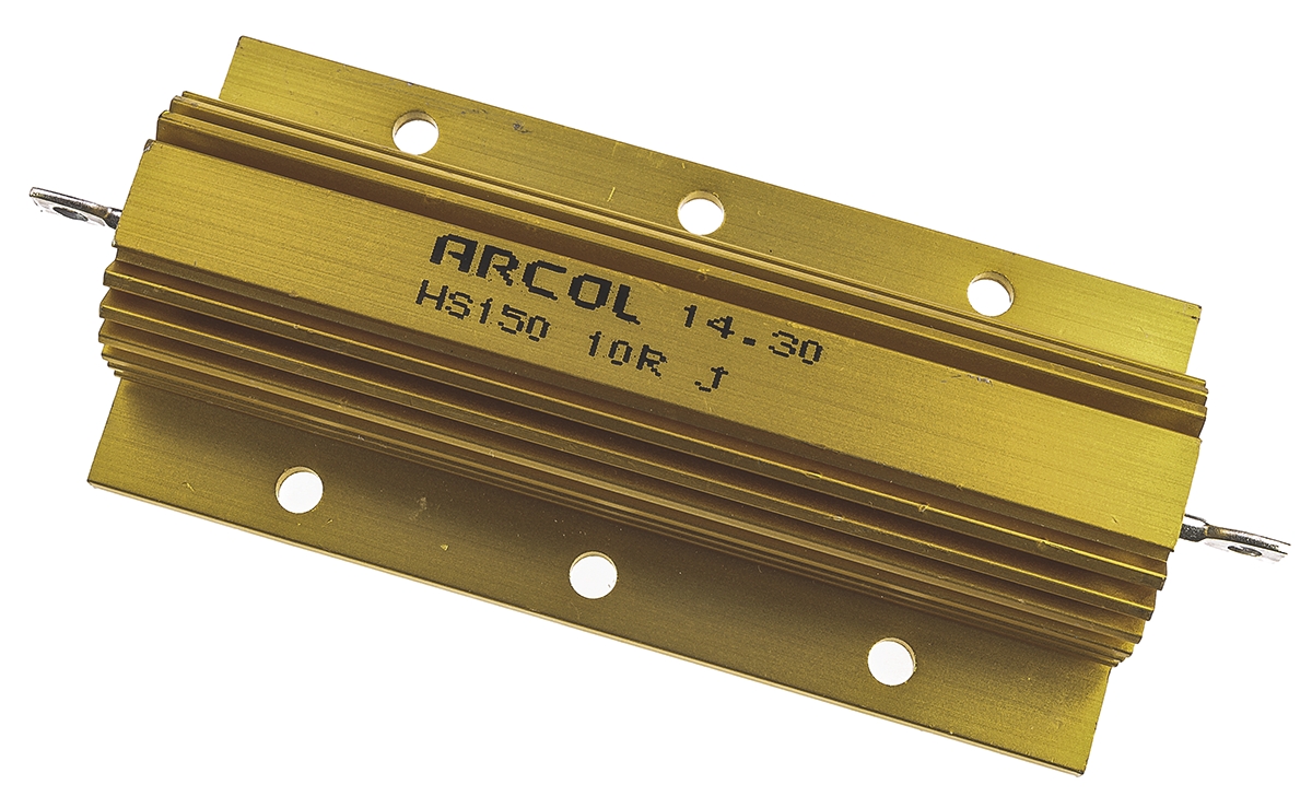 Arcol, 10Ω 150W Wire Wound Chassis Mount Resistor HS150 10R J ±5%