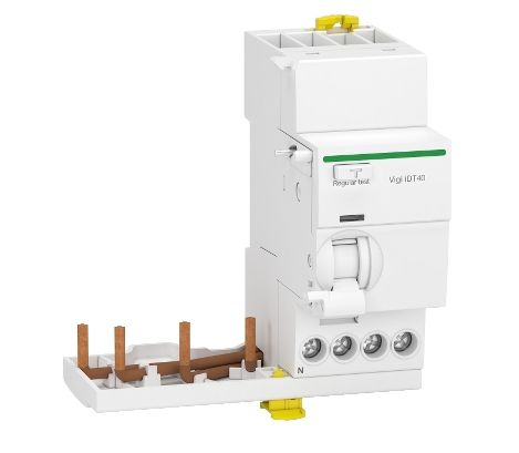 Schneider Electric Acti9 iDT40 RCCB, 25A, 3+N Pole, 30mA, Type A, 400V ac