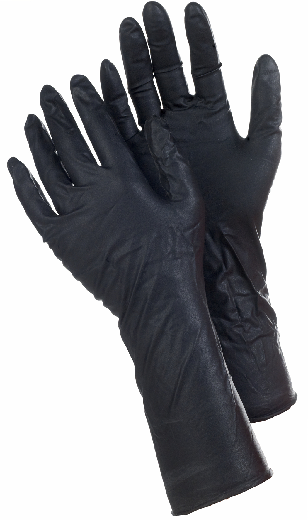Tegera Tegera 849 Black Powder-Free Nitrile Disposable Gloves, Size XL, 50 per Pack