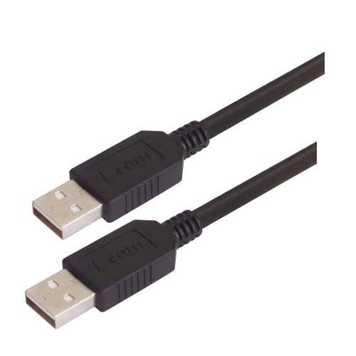L-Com USB 2.0, Male USB to Male USB A, 5m