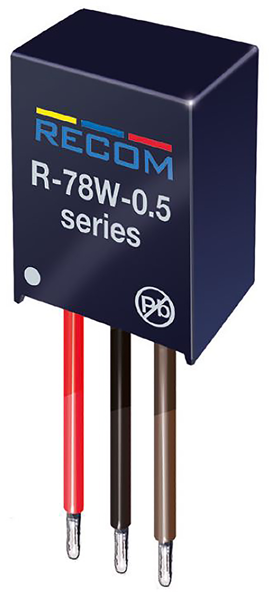 Recom DC-DC Switching Regulator, Through Hole, 3.3V dc Output Voltage, 6.5 → 32V dc Input Voltage, 6 →