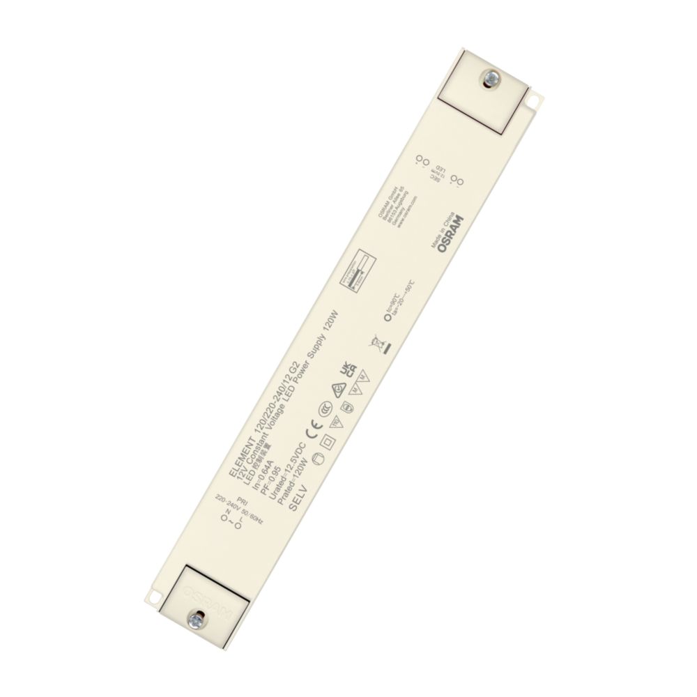 Osram LED Driver, 12.5V Output, 120W Output, Constant Voltage