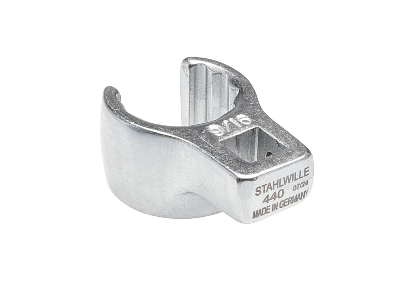 STAHLWILLE 440A Series Crow Foot Crowfoot Wrench, 9/16 in, 1/4in Insert, Chrome Plated Finish