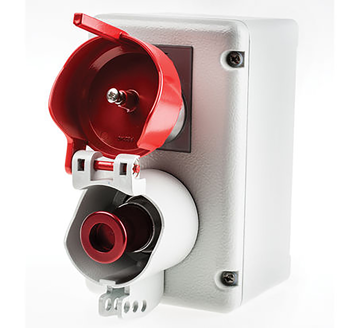 Craig & Derricott Momentary (Start), Pull to Reset (Stop) Push Button Control Station - SPDT, Die Cast Aluminium,