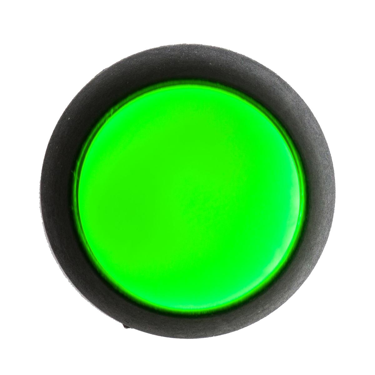 EOZ Illuminated Push Button Switch, Momentary, Panel Mount, 12mm Cutout, SPST, Green LED, 5V, IP67