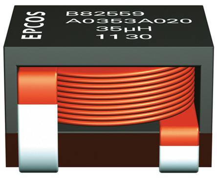EPCOS, B82559A, ERU20 Yes Wirewound Surface Mount Inductor with a Ferrite Core, 15 μH Wirewound ±10 % 15.3 A Idc