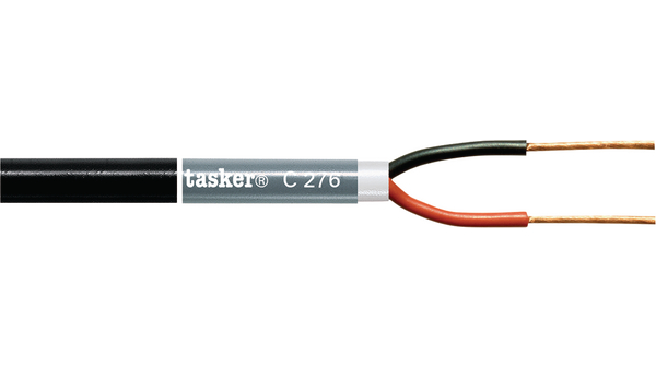 Tasker 2 Core Speaker Cable, 2.25 mm² CSA, 100m, Red