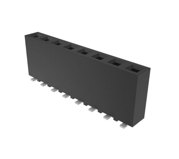 Amphenol Communications Solutions Surface Mount PCB Socket, 8-Contact, 1-Row, 2.54mm Pitch