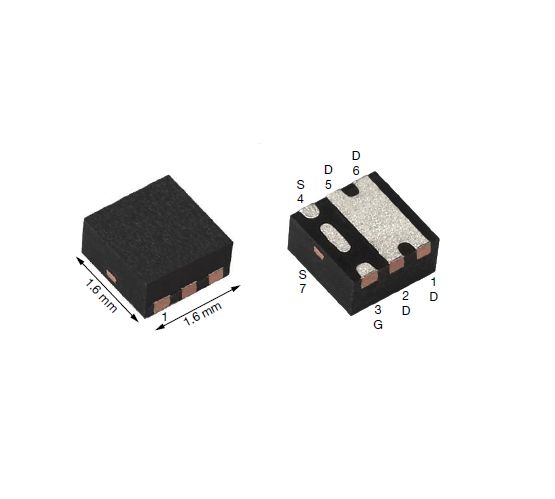 Vishay SIB Type N-Channel MOSFET, 6 A, 6 V PowerPAK SC-75 SIB4316EDK-T1-GE3