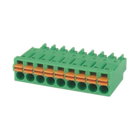 Amphenol Industrial, 3.5mm Pitch, KD0210500000G, 2 Way, , Pluggable Terminal Block, Plug, Free Hanging (In-Line),