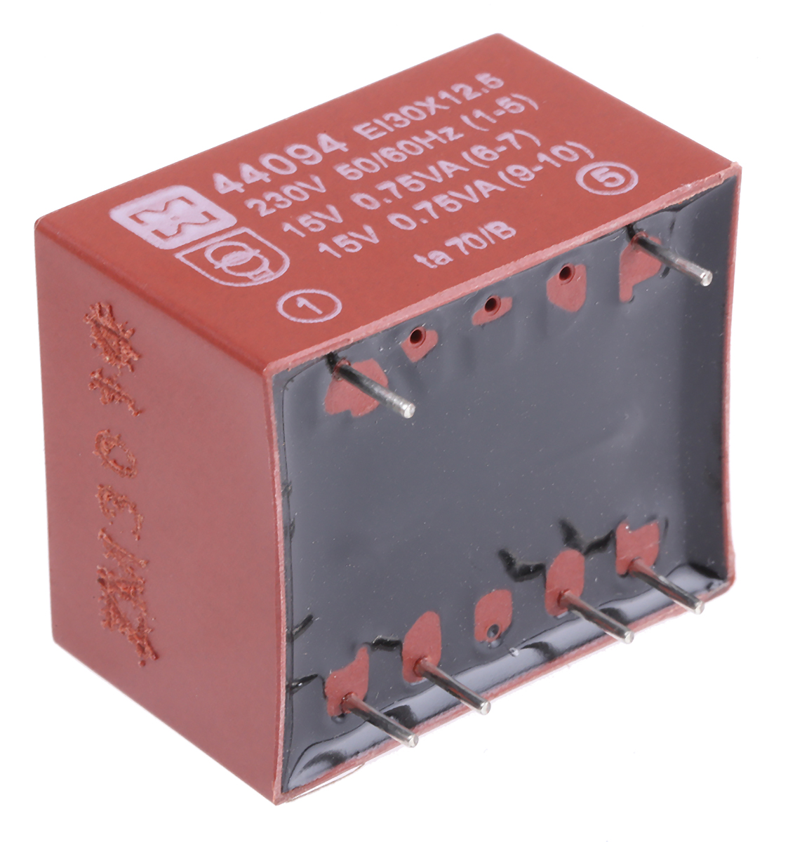 Myrra 15V ac 2 Output Through Hole PCB Transformer, 1.5VA