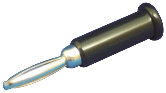Sato Parts Black Male Banana Plug, 4 mm Connector, Solder Termination, 3A, 30V