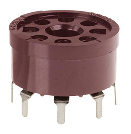 Omron MKS 8 Pin 250V ac PCB Mount Relay Socket, for use with MK Series Relay