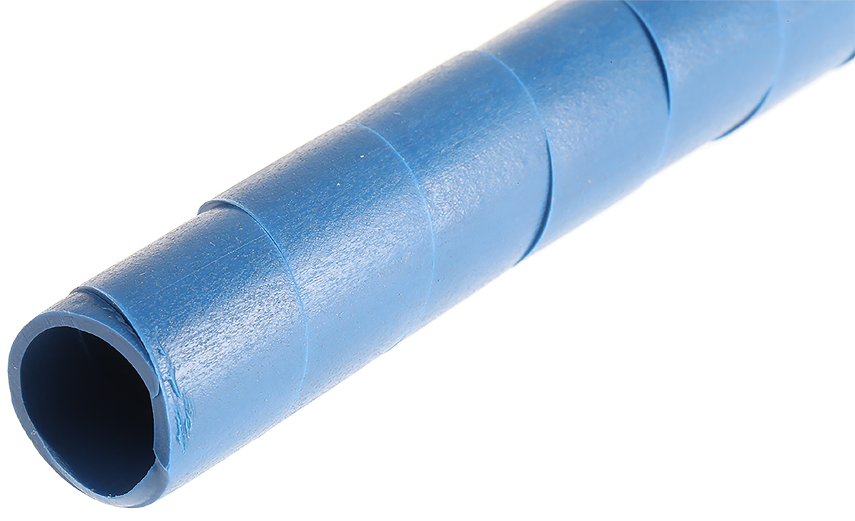 HellermannTyton Spiral Wrap, I.D 16mm, 150mm Metal Detectable PE SBPEMC Series