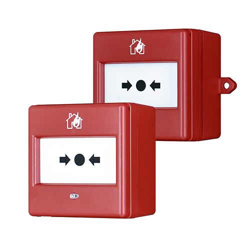 Eaton Red Fire Alarm Call Point, Break Glass Operated, Outdoor, Mains-Powered