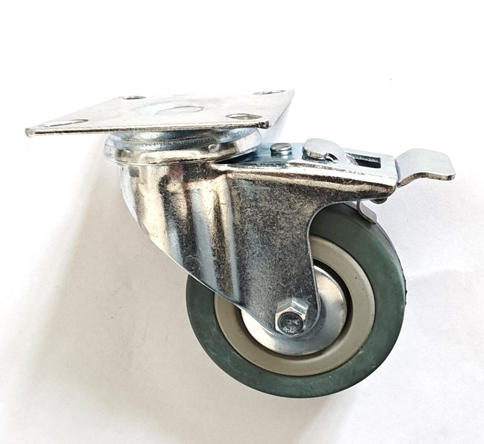 RS PRO Swivel Castor Wheel, 55kg Capacity, 75mm Wheel