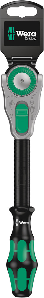 Wera Square Ratchet with Ratchet Handle, 277 mm Overall