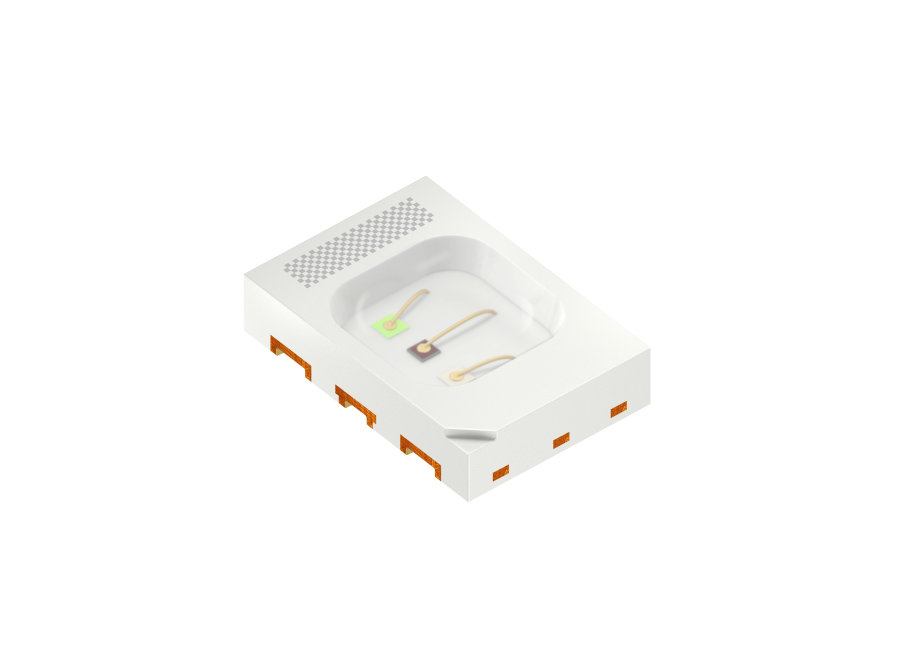 ams OSRAM1.9 V, 2.45 V, 2.75 V RGB LED  SMD, OSIRE E3323 KRTBDWLM32.32-T4U6-JW+AAAB-J3+R4S6-5V