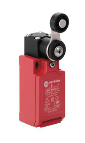 Allen Bradley Guardmaster 440P Series Short Lever Limit Switch, NO/NC, IP66, SPST, Glass Filled PBT Housing