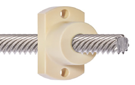 Igus Flanged Round Nut For Lead Screw, For Shaft Dia. 6.35mm