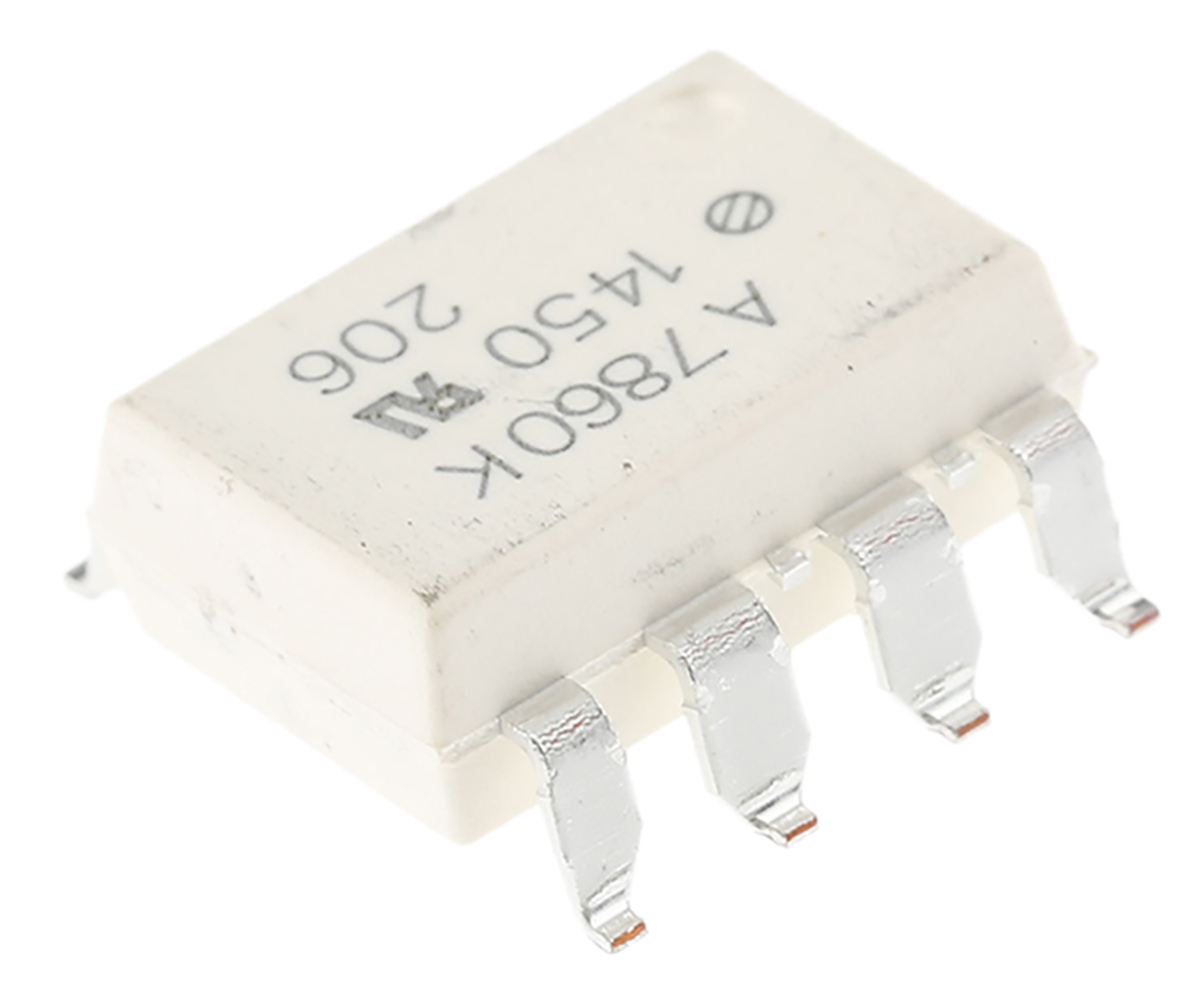 Broadcom, HCPL-7860-300E DC Input Transistor Output Optocoupler, Surface Mount, 8-Pin DIP