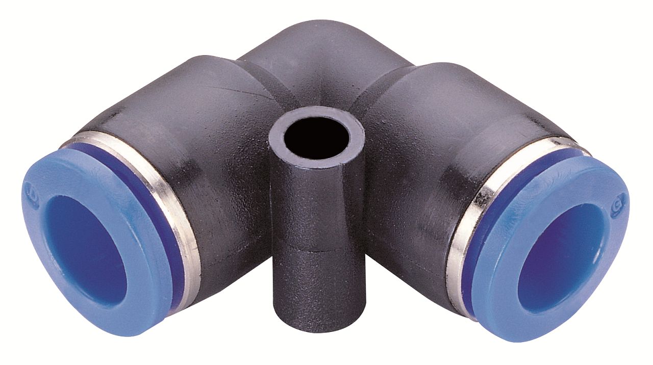 RS PRO PUL Series Elbow Tube-toTube Adaptor, Tube-to-Tube Connection Style