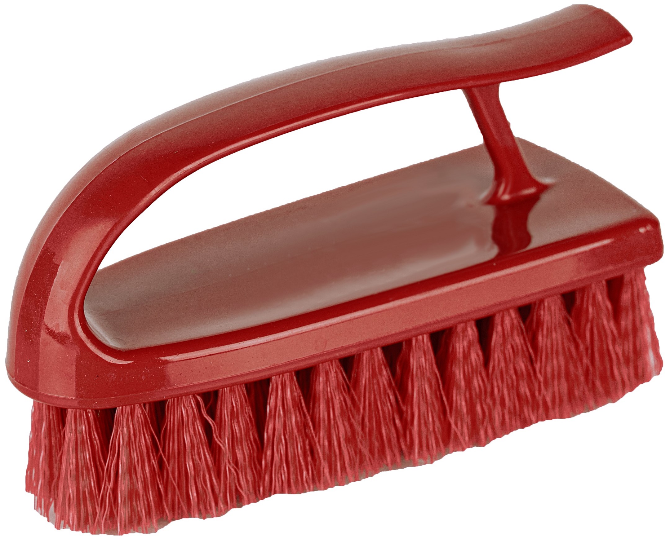 RS PRO Hard Bristle Red Hand Brush