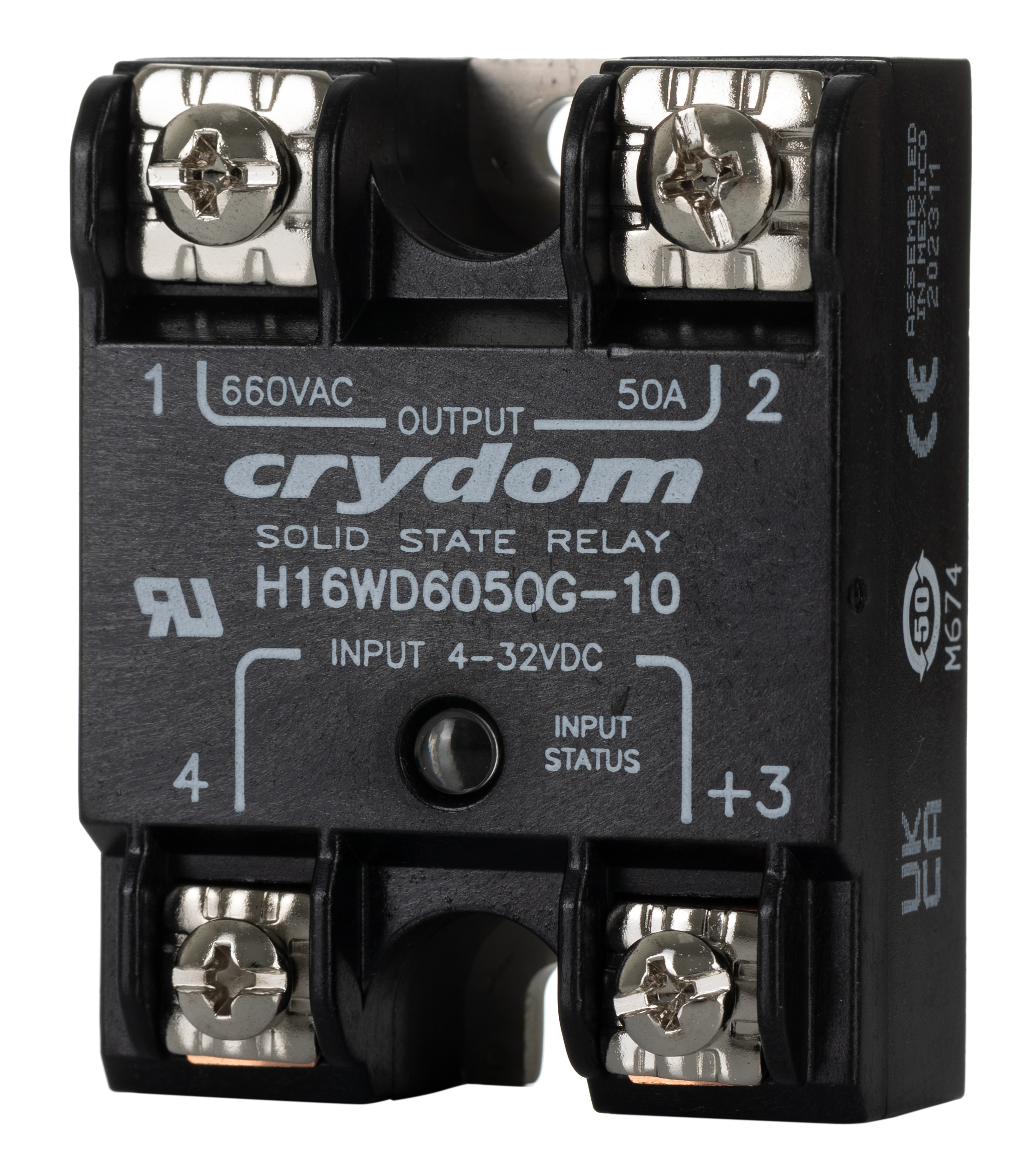 Sensata Crydom H16WD Series Solid State Relay, 50 A Load, Panel Mount, 690 V ac Load, 32 V dc Control