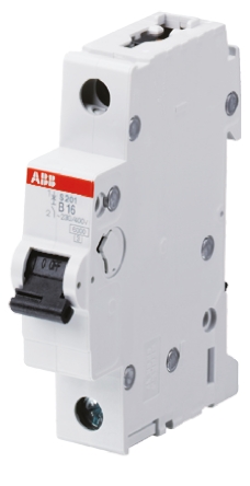 ABB System Pro M Compact S200 MCB, 1P, 63A Curve B, 230V AC, 6 kA Breaking Capacity