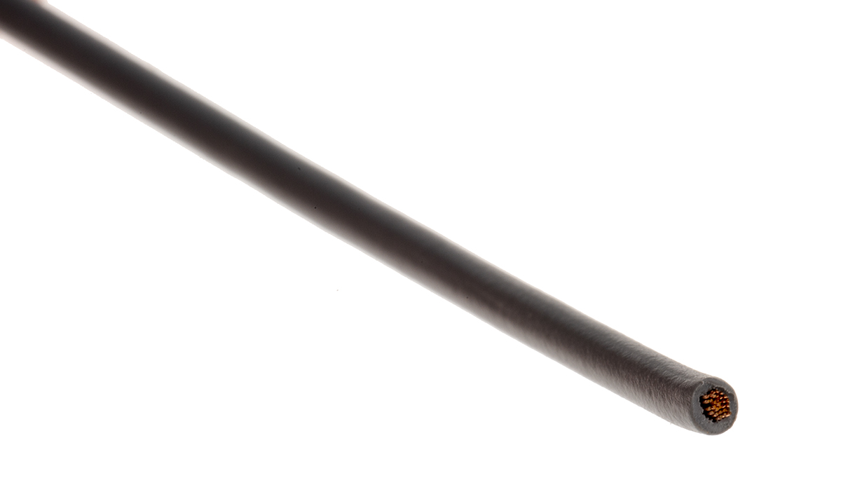 Lapp Grey 0.75 mm² Hook Up Wire, 18 AWG, 100m, PVC Insulation, 4160206