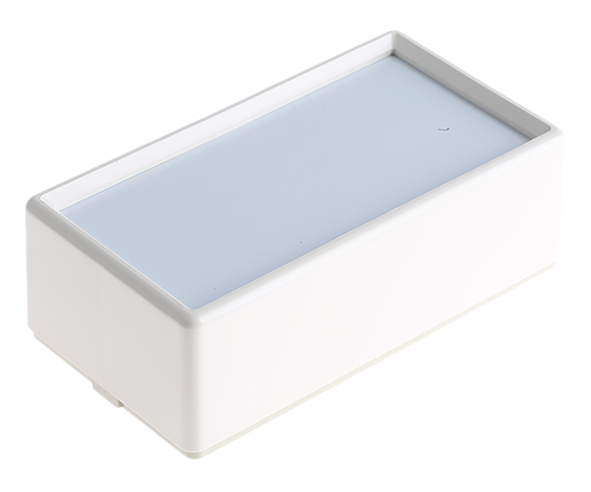 OKW Flat-Pack Case White ABS Instrument Case, 120 x 65 x 40mm