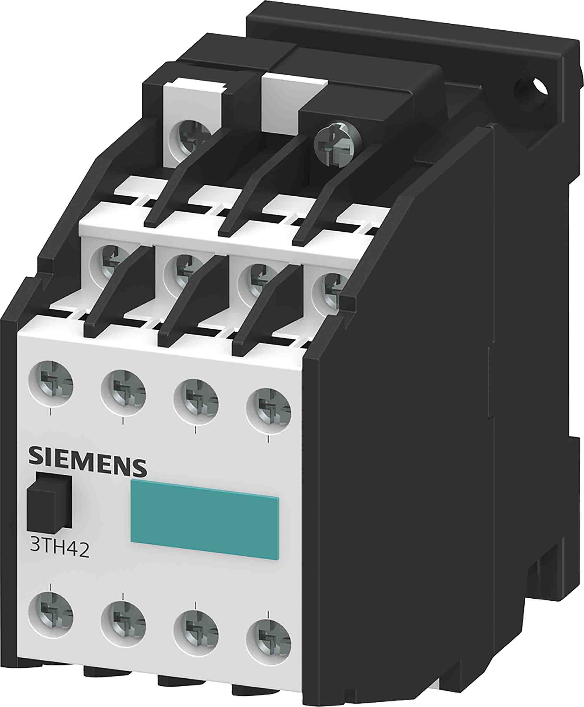 Siemens SIRIUS 3TH4 Contactor Relay, 110 V ac Coil, 8-Pole, 10 A, 4NO + 4NC