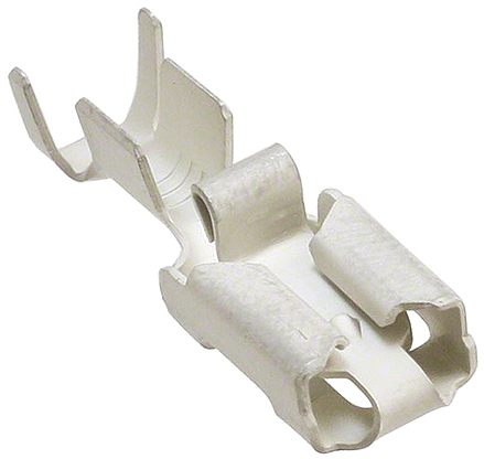 TE Connectivity Positive Lock .250 Mk I Uninsulated Female Spade Connector, Receptacle, 6.35 x 0.81mm Tab Size, 2.5mm²