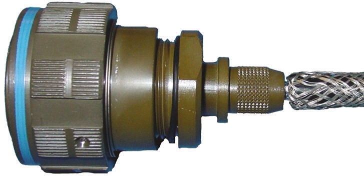 Amphenol Socapex RJFTV Series Male RJ45 Connector, Jam Nut, 360° EMI Shield Straight 1 Port 8 -Way