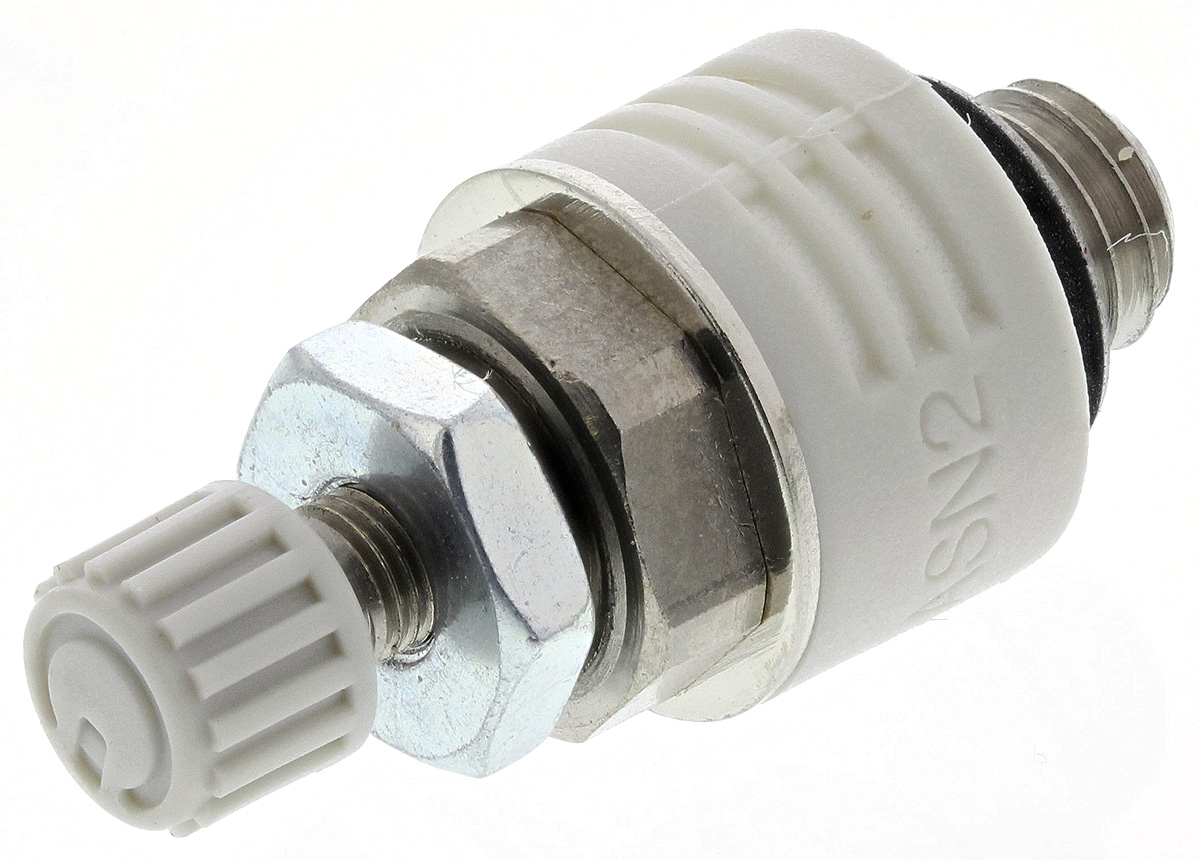 SMC ASN2 Brass 1.5MPa Pneumatic Silencer, Threaded, M5 Male