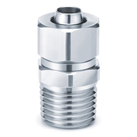 SMC KFG Series Straight Fitting, Push In 6 mm to Push In 8 mm, Threaded-to-Tube Connection Style
