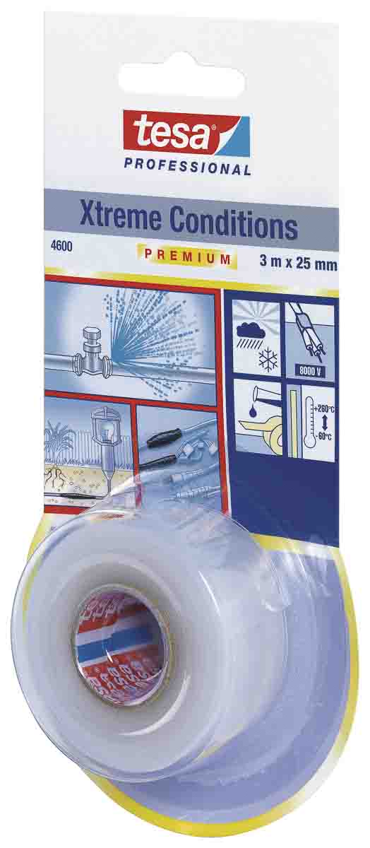 Tesa 4600 Transparent Self Amalgamating Tape 25mm x 3m