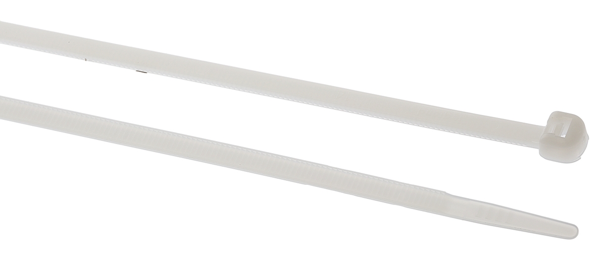 Legrand Cable Tie, 280mm x 3.5 mm, Natural Nylon, Pk-100