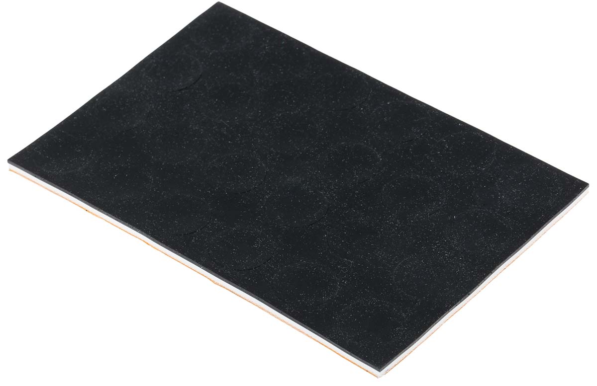 RS PRO Circular Polymer Non Slip Pad, 16mm diameter x 3mm height
