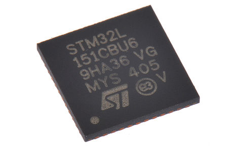 STMicroelectronics STM32F072CBU6, 32 bit ARM Cortex M0, STM32F072CB Microcontroller, 48 MHz, 64kB FLASH, 48-Pin UFQFPN