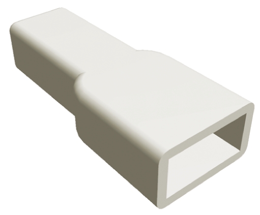 TE Connectivity, FASTON 250 Connector Boot for use with Faston Receptacles