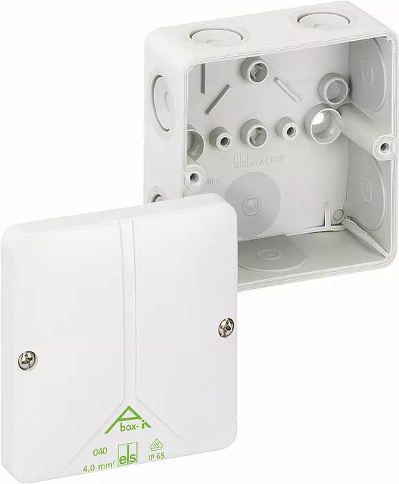 Spelsberg Abox-i 040 Series Grey ASA Junction Box, IP65, 0 Terminals, 93 x 93 x 55mm