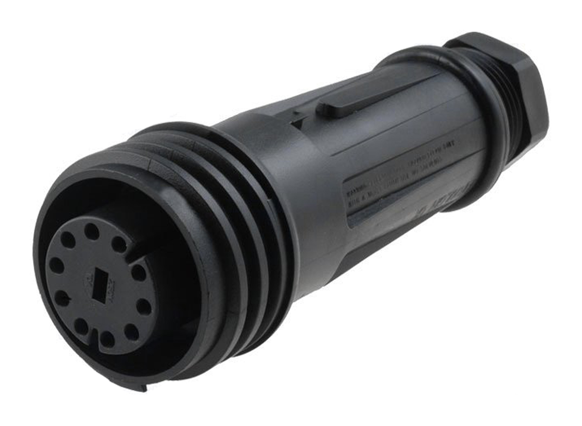 Bulgin Circular Connector, 10 Contacts, Cable, Standard Connector, Socket, Female, IP68, Buccaneer 900 Series