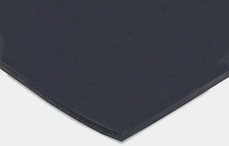 RS PRO Black Flurocarbon Rubber Sheet, 600mm x 600mm x 3mm, -18°C to 204°C