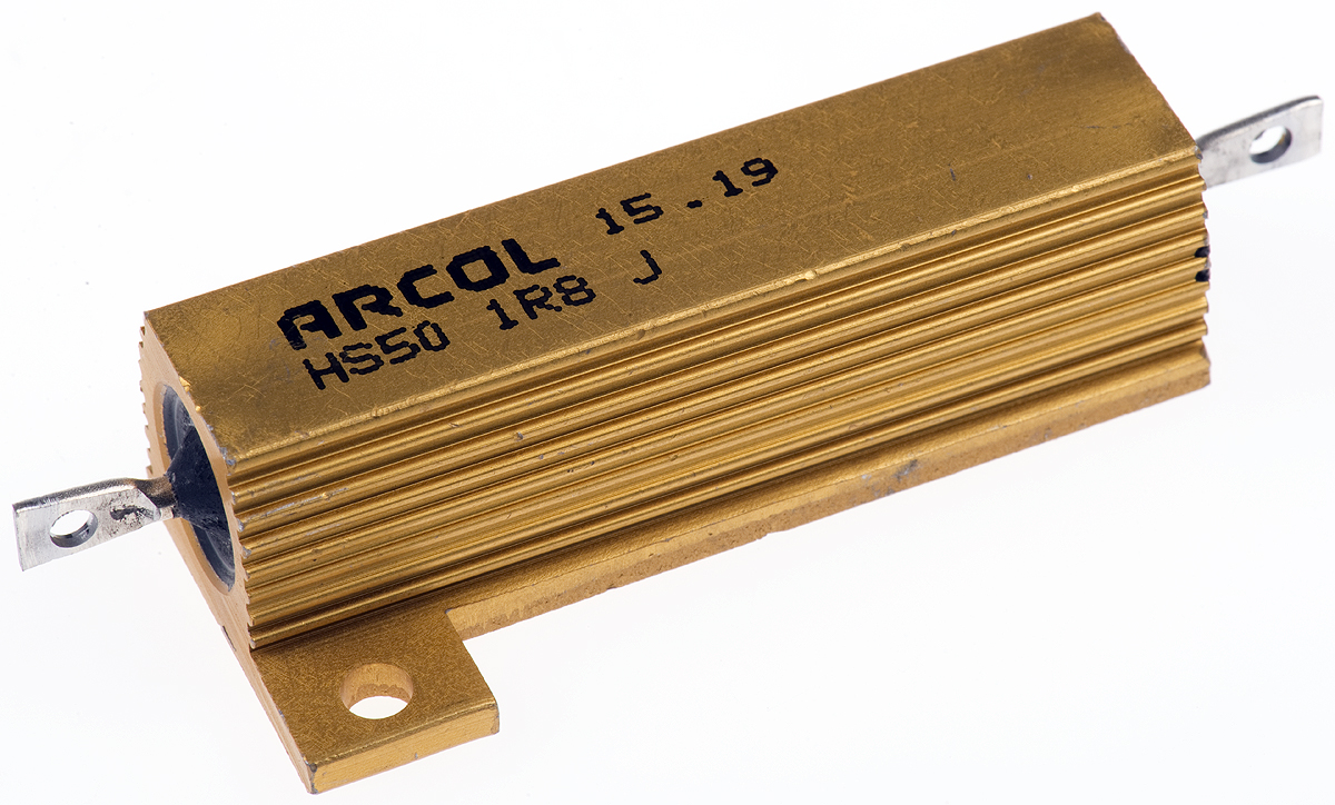Arcol, 1.8Ω 50W Wire Wound Chassis Mount Resistor HS50 1R8 J ±5%