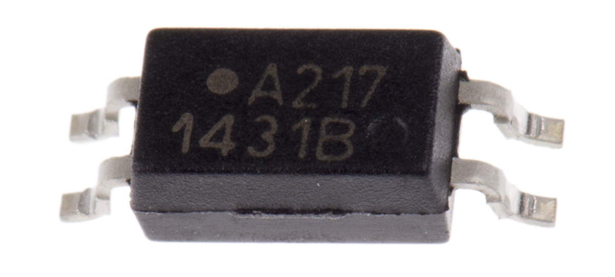 Broadcom, ACPL-217-50BE DC Input Transistor Output Optocoupler, Surface Mount, 4-Pin SOIC