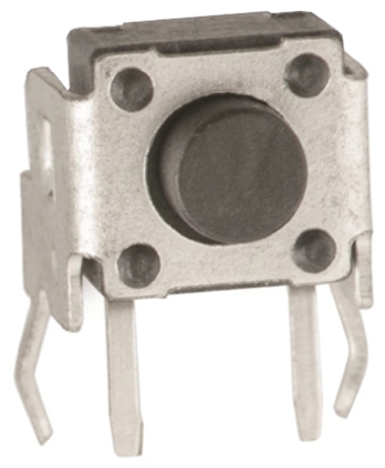 Wurth Elektronik White Tactile Switch, SPST 50 mA @ 12 V dc 0.6mm Through Hole