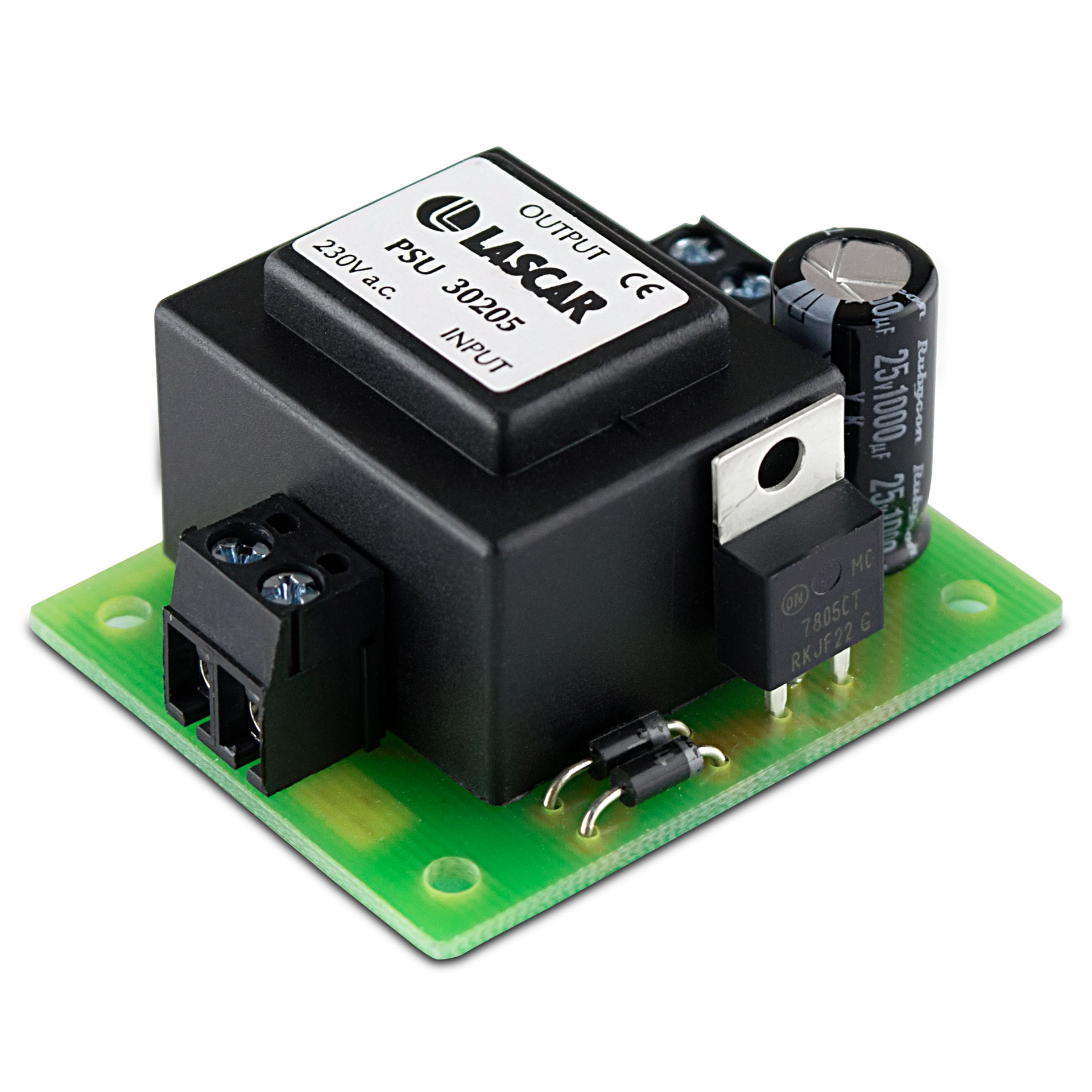 Lascar Encapsulated Linear Power Supply, 220 → 250V ac Input, 5V dc Output, 100mA Output, 0.5W